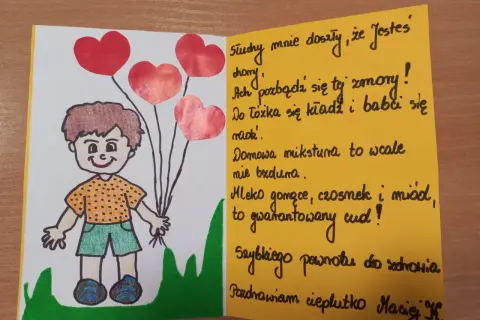 Życzenia dla chorego dziecka: Jak napisać kartkę, która doda sił?