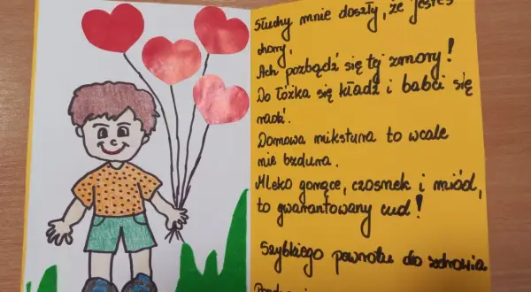 Życzenia dla chorego dziecka: Jak napisać kartkę, która doda sił?