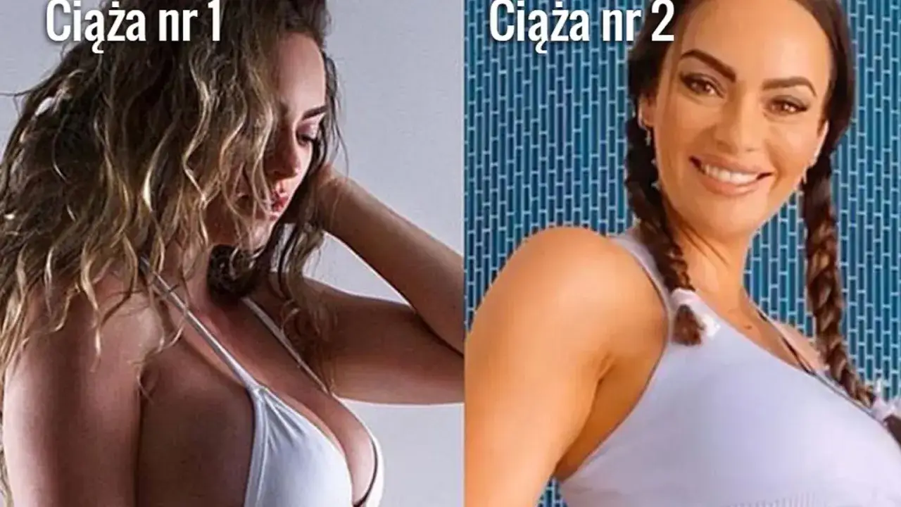 kobieta w drugiej ciąży głaszcze brzuch, uśmiechnięta
