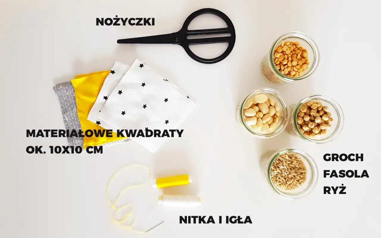 Wypełnienia do woreczków sensorycznych DIY
