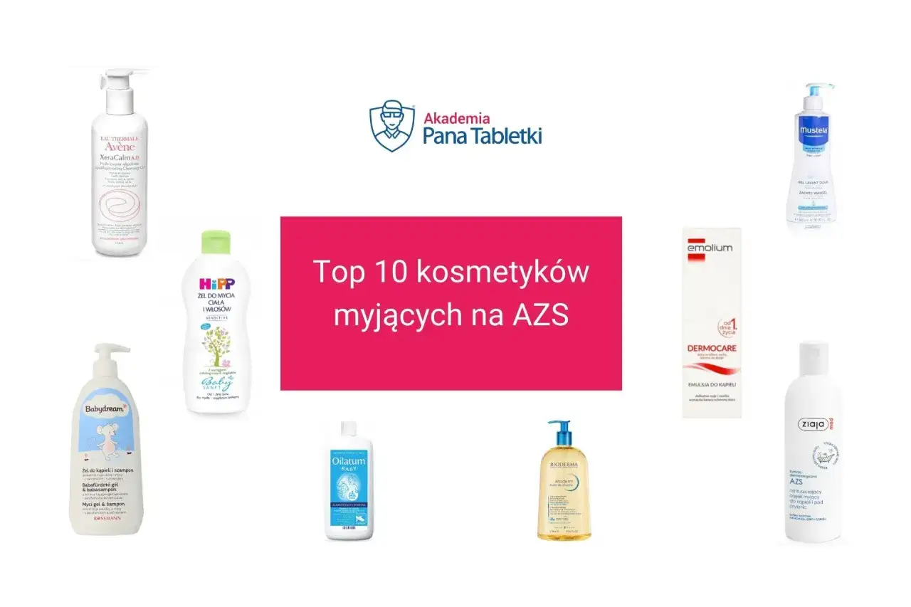 Składniki emolientów AZS niemowlę
